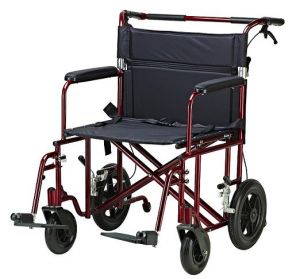 Bariatric Aluminum Transport Chair