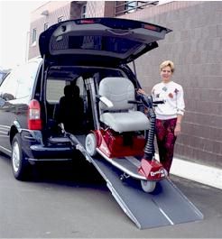 PVI Mounted Rear Door Van Ramp